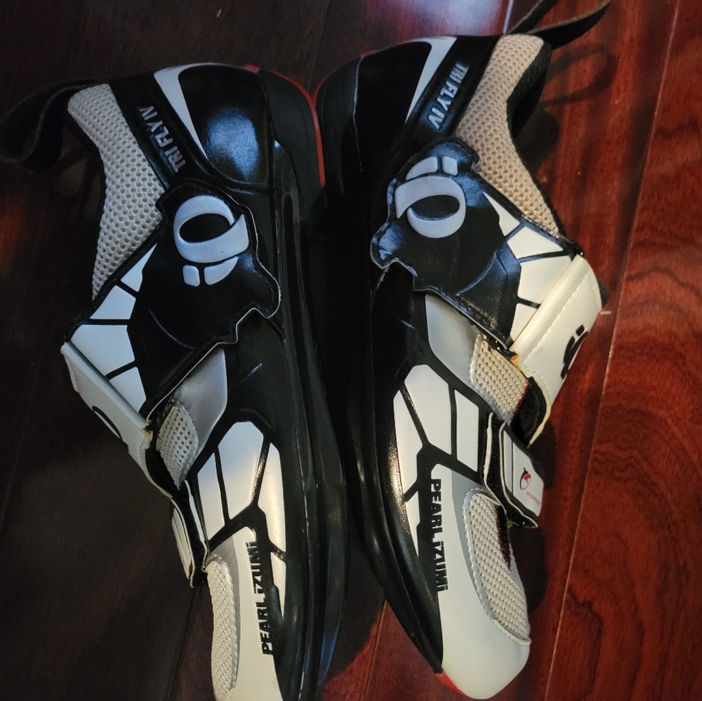 Size 9.5 Pearl Izuma cycling shoes Tri Fly IV - Picture 4 of 8